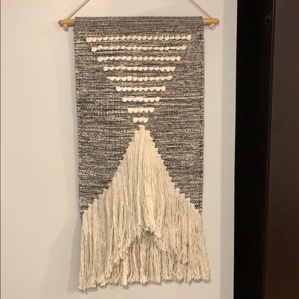 Macrame hanging tapestry